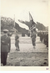 <h5>Parade</h5><p>Parade in Denbigh, Wales. Photo provided by the family of Elmore Willets. </p>