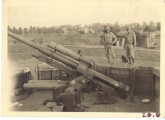 <h5>Combat</h5><p>Likely a German anti-aircraft emplacement. Photo provided by the family of Elmore Willets. </p>