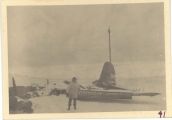 <h5>Combat</h5><p>A wrecked aircraft (possibly a B17). Photo provided by the family of Elmore Willets. </p>