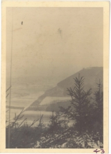 <h5>Combat</h5><p>Observation post #2 above Saar River looking into German and enemy lines. Photo provided by the family of Elmore Willets. </p>