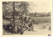 <h5>Combat</h5><p>'A Battery' dugout at Lithaire, FR command post. Photo provided by the family of Elmore Willets.</p>