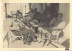 <h5>Leave</h5><p>On leave in the Riviera. Photo provided by the family of Elmore Willets. </p>