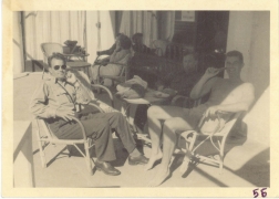 <h5>Leave</h5><p>On leave in the Riviera. Photo provided by the family of Elmore Willets. </p>