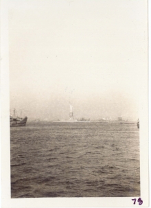 <h5>Return</h5><p>Statue of Liberty from shipboard. Photo provided by the Willets family.</p>