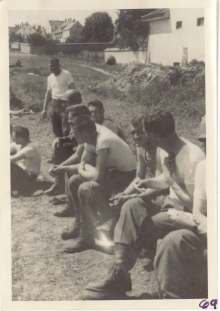 <h5>Occupation</h5><p>Baseball game. Army of Occupation (Bavaria, Germany).  Photo provided by the Willets family. </p>