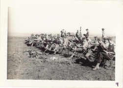 <h5>Training</h5><p>Field exercises. Photo provided by the Willets family. </p>