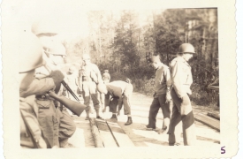 <h5>Training</h5><p>Training camp in field. Photo provided by the Willets family. </p>