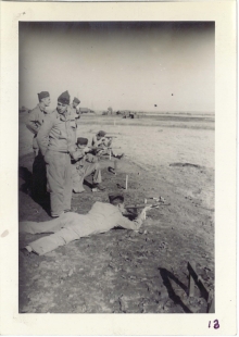 <h5>Training</h5><p>Rifle range. Photo provided by the Willets family.</p>