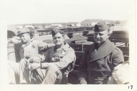 <h5>Training</h5><p>Training camp (barracks in the background). Photo provided by the Willets family.</p>