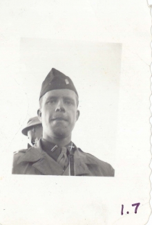 <h5>Training</h5><p>Lieutenant Elmore Willets. Photo provided by the Willets family.</p>