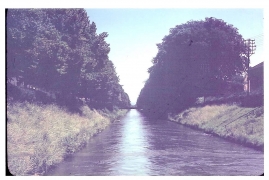 <h5>Canal</h5><p>Rare color photo of Koolbermoor, Germany. Probably taken after the war during the Occupation. Photo provided by the family of Kenneth James Taylor.</p>