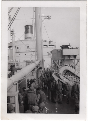 <h5>Queen Mary</h5><p>Appears to be the voyage to UK aboard Queen Mary. Provided by the family of Ivo Schommer.</p>