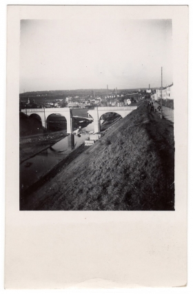 <h5>Damaged Bridge</h5><p>Downed bridge. Photo provided by family of Ivo Schommer.</p>