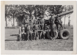 <h5>Firing Squad</h5><p>Firing squad of B Battery. Photo provided by family of Ivo Schommer.</p>