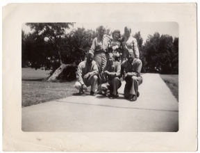 <h5>Soldiers</h5><p>Unknown group of soldiers. Photo provided by family of Ivo Schommer.</p>